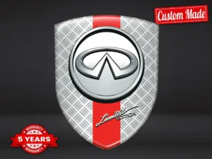 Infiniti Resin stickers Exclusive Look High-End Dome Badges
